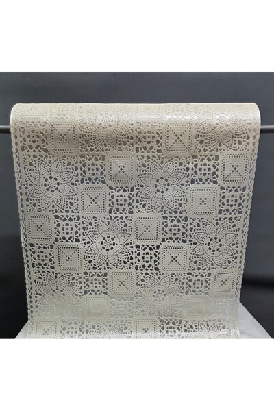 Başak Ev Tekstili Κάλυμμα ραφιού από PVC 50 εκ. με δαντέλα, αντιολισθητικό κά...