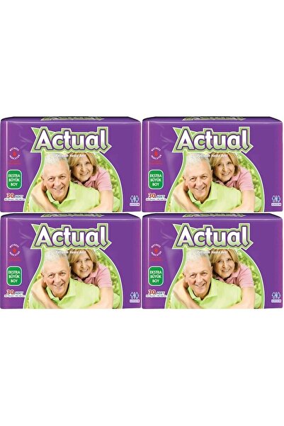 ACTUEL Actual Adult Diapers with Waist Band XL - Extra Large - Extra Large 12...