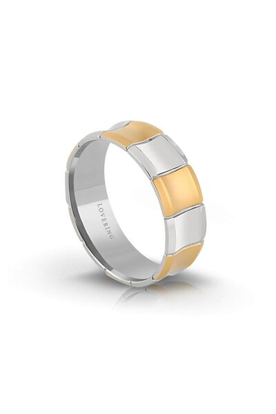 Lovering خاتم رجالي من الفولاذ LVR526E