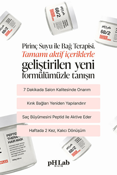 Ph Lab PhLab Hair Saç Maskesi Bağ Terapisi Fermente Pirinç Suyu & Protein Complex
