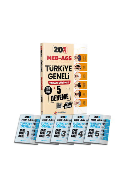 Dizgi Kitap 2026 MEB AGS Türkiye Geneli Tamamı PDF Çözümlü 5 Deneme Sınavı Öz...