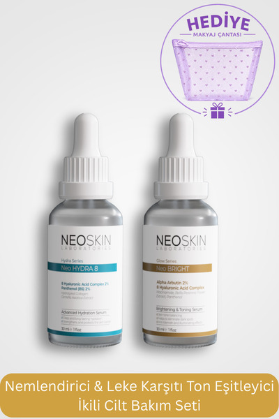 NEOSKIN Nemlendirici & Leke Karşıtı Ton Eşitleyici İkili Cilt Bakım Seti