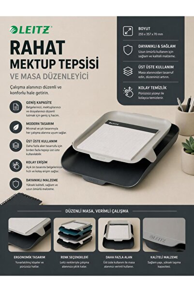 Generic Brand Suport pentru documente Leitz Cozy cu organizator de birou