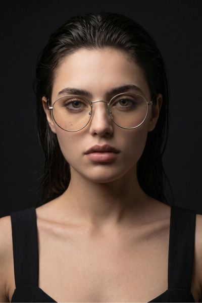 Bilge Karga Palmiro Silver Blue Light Protective Glasses