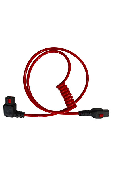 Ferrino R53 Mini ve Pro61 Uyumlu Çift Kilitli 1.85 m Kırmızı Güç Kablosu