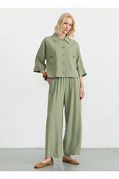 Selen Haki Kadın Pantolon 26YSL5565