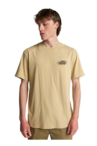 BİLLABONG ORBIT ARCH SS Bej Modern Fit Logo Baskılı Erkek T-Shirt