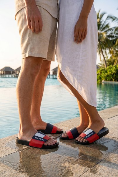 Roy Jones Orthopedic Slides for Men and Women Unisex Summer Daily Beach Pool Comfortable Slippers-8300