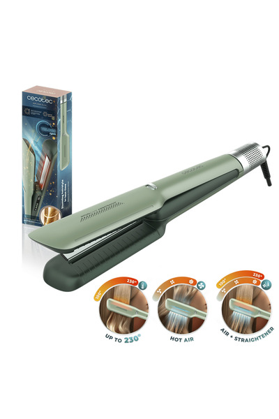 CECOTEC Air Lisse Olive Saç Düzleştirici - Hızlı Isınma Seramik Plaka Parlak ...