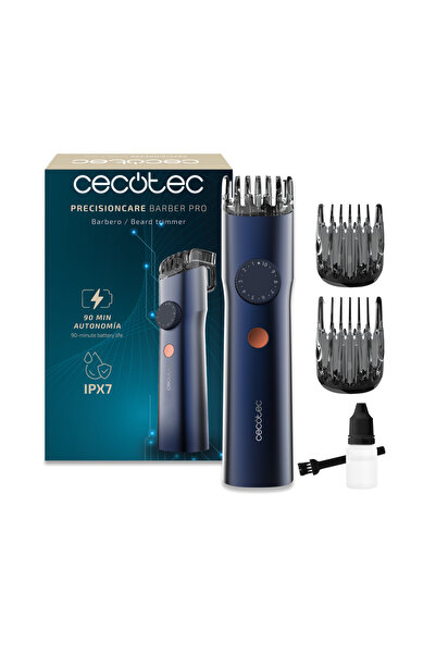 CECOTEC Precisioncare Barber Pro Kablosuz Sakal Tıraş Makinesi | Şarjlı Sakal...