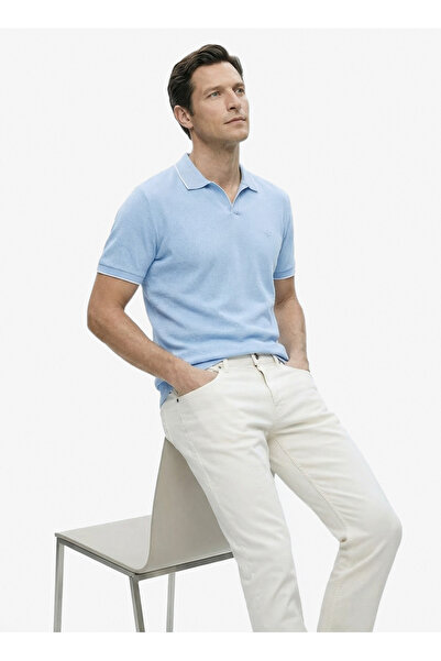 Fabrika Mavi Erkek Regular Fit Jakarlı Polo T-Shirt SERIUS NB