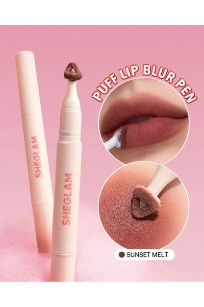 SHEGLAM Marshmallow Puff Lip Blur Pen -BERRY MOUSE (Mat Bitişli Yumuşak Dokul...