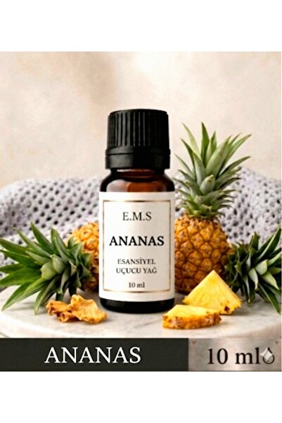 E.M.S AVM ANANAS ESANSİYEL Uçucu Yağ Buhurdanlık Yağı Difüzör Esansı Oda Koku...