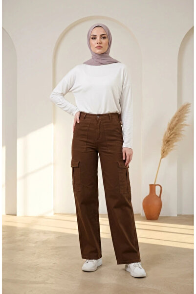 sefamerve 3030-03 Model Brown Kargo džep Jeans