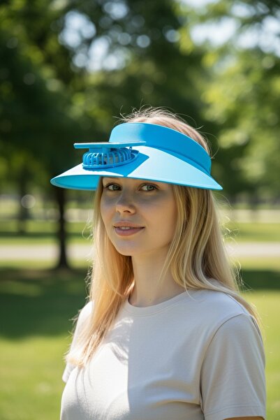 GENERIK Habbaa Solar and Electricity Charging Hat with Fan 3 Speeds