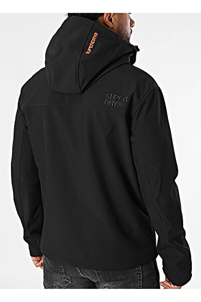 SUPERDRY Siyah Erkek Kapüşonlu Regular Fit Mont M5012103A-02A