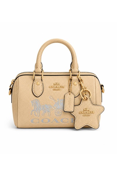 Lavina Mini Ruan Women's Luxury Design Bag with Shoulder Strap and Star Acces...