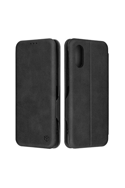 Techsuit Husă pentru Sony Xperia 5 VI - Safe Wallet Plus - Neagră