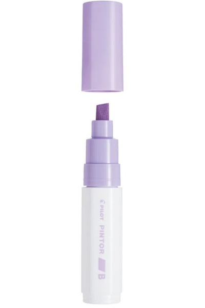 Pilot Marker cu vopsea pastel, vârf teșit B 8 mm, Violet
