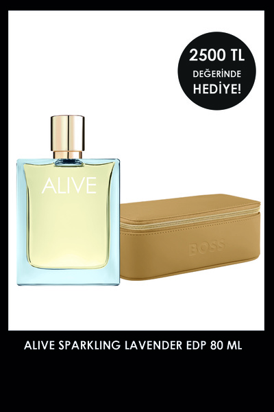 BOSS Alive Sparkling Lavender EDP 80 ml Kadın Parfüm + Çanta