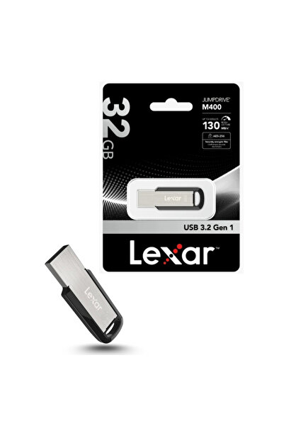 Lexar 32Gb M400 Metal USB 3.2 Gen1 Flash Memory 130Mb/S 5 Years Warranty Design