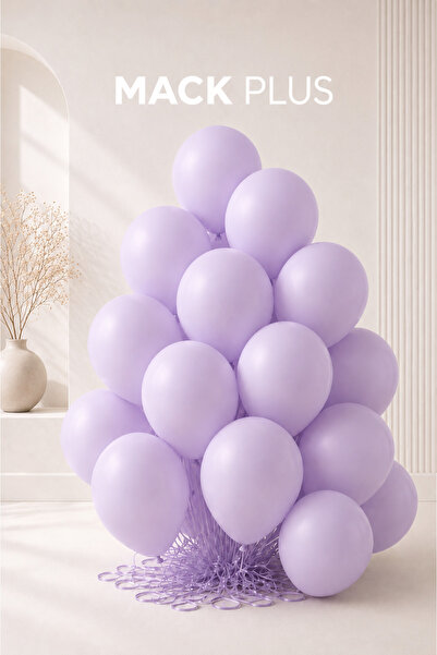 MACK PLUS 10’lu Lila Balon Seti – Romantik ve Zarif Dekorasyon