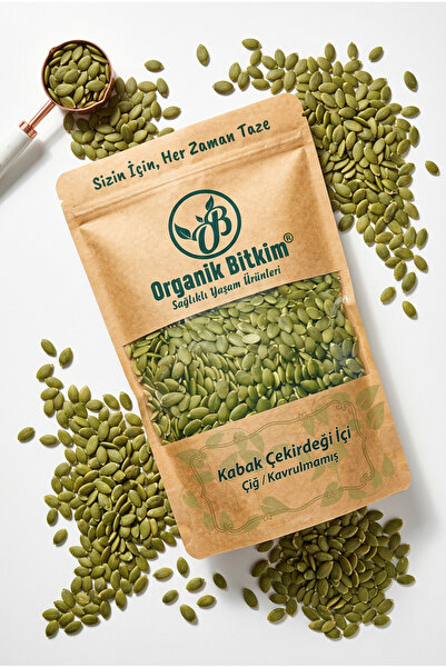 OB Organik Bitkim Kabak Çekirdeği İçi Çiğ 1000 gr