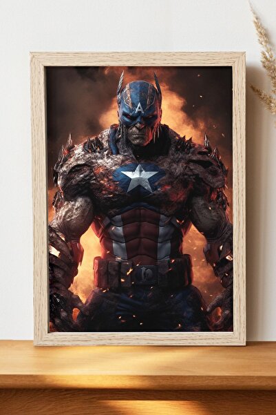 Luna Marissa Αφίσα Captain America - Αφίσα τοίχου από γυαλιστερό χαρτί χωρίς ...