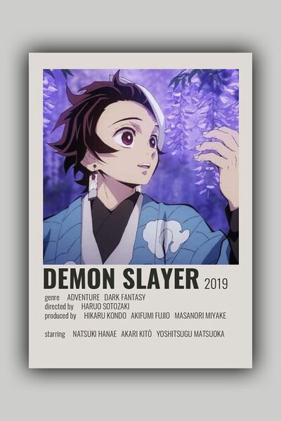 Luna Marissa İblis Keser Anime Poster - Çerçevesiz Duvar Posteri