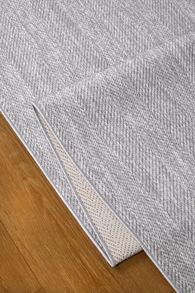 Loom Next Generation Grey Sisal Soft Woven Kitchen Corridor Rug Non-Slip Cotton Sole Carpet 7104A