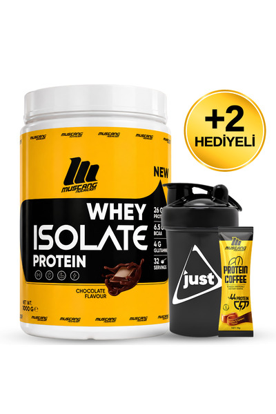 Mustang Nutrition Whey Isolate Protein Tozu 960 Gr 30 Servis Çikolata + Shake...