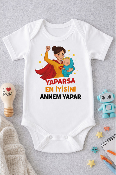 EYDUBABY Yaparsa, You Are the Best, My Mom Makes It Happen, Written on a Baby...