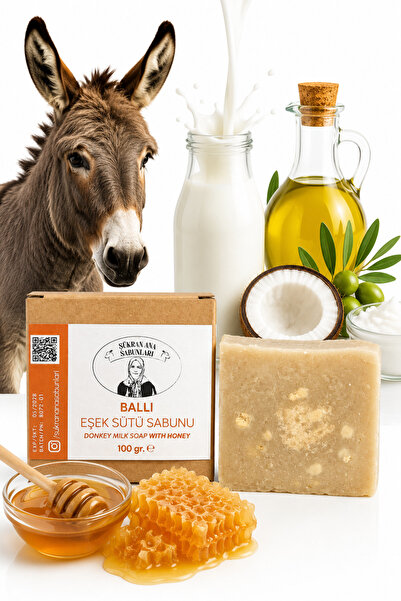 Şükran Ana 1 kg Ballı Eşek Sütlü Sabun 100 gr | Doğal Nemlendirici El Yapımı ...