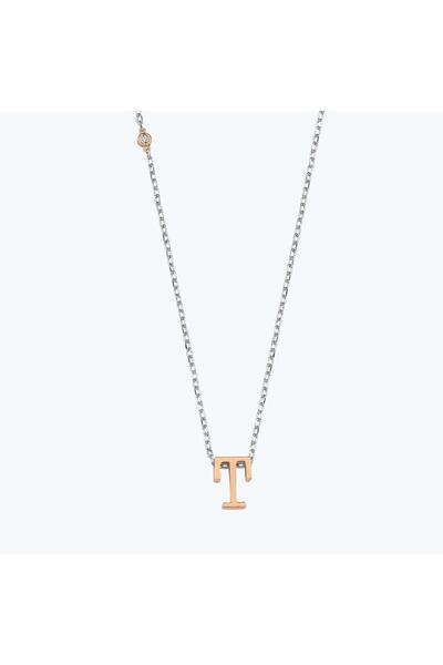 Altınbaş Silver Pırlantalı T Harfi Kolye