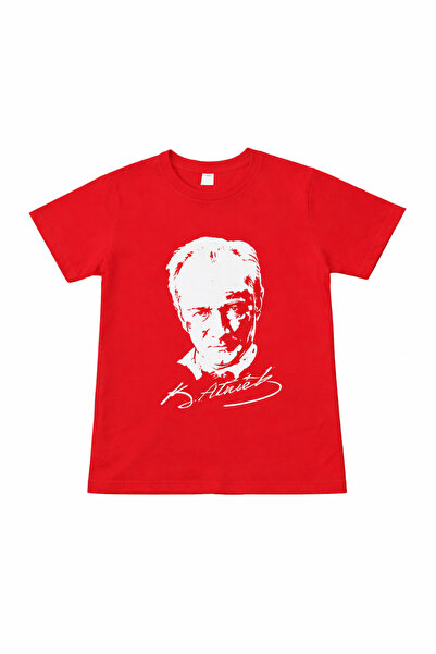 HER ŞEY NOTA www.herseynota.com Tricou unisex pentru copii, semnat de Atatürk...