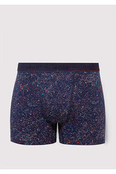 Mavi Baskılı Lacivert Boxer 091280-28417