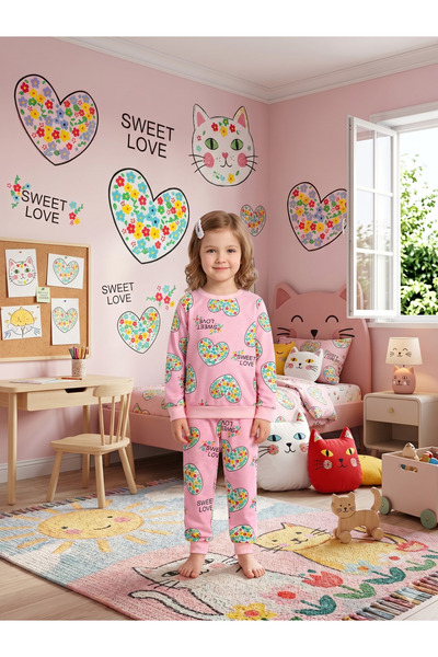Fil Kids Set de pijamale sezoniere cu mâneci lungi, din țesătură de bumbac, c...