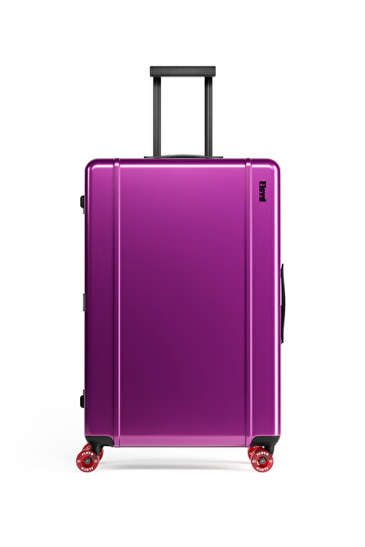 Floyd Mor Çekçekli Sert Valiz Trunk, magic purple