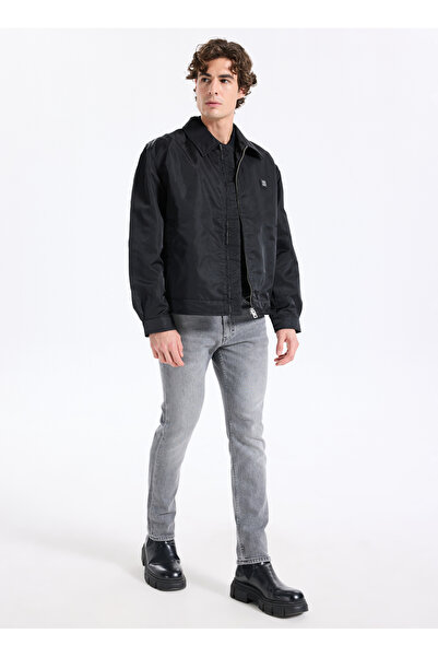 HUGO Gri Erkek Slim Fit Denim Pantolon 50542701_HUGO 708