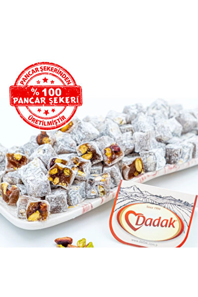 Dadak Lokum ve Kuruyemiş حلوى اللوكوم الصغيرة بالفستق مع السكر البودرة 1 كجم
