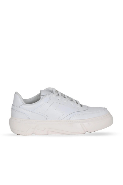 Bueno Shoes White Leather Men's Sports Shoes 16Ma8246