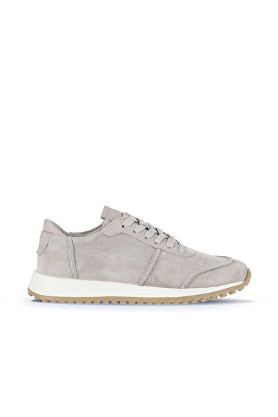 Beige Suede Women's Sports Shoes 16wa6061