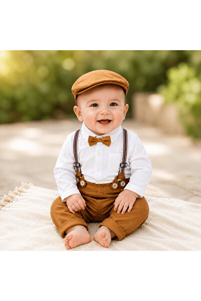 Kidohug Costum elegant baieti, Kidohug Little Chestnut, Maro