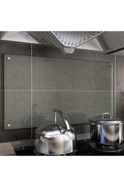 Concept Panou antistropi bucătărie transparent 90x50 cm sticlă securiz.