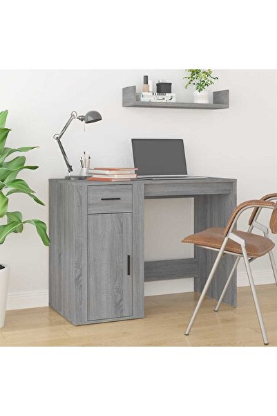 Concept Birou, gri sonoma, 100x49x75 cm, lemn prelucrat