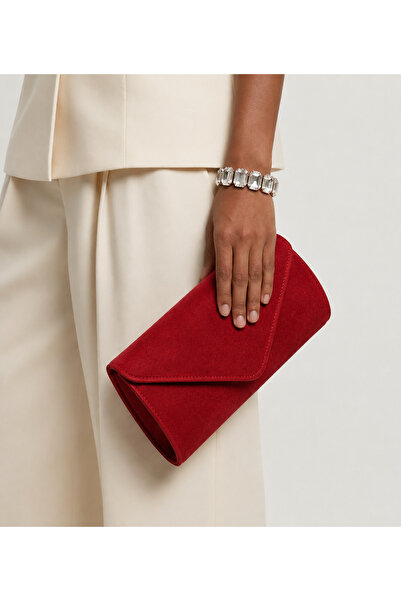 BERNİS YAĞCIOĞLU ZİNCİRLİ ASKILI MİNİ ABİYE ÇANTA LÜKS CLUTCH GECE ÇANTASI KA...
