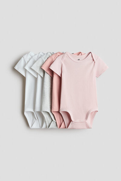 H&M 5'li Pamuklu Body