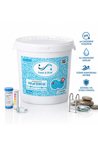Fresh & Blue 10 Kg - Havuz Suyu Toz pH Düşürücü