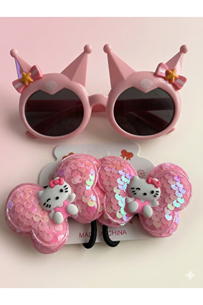 Nildesign Children's Chromoly Cat Ear Sunglasses Uv400 Cute Design