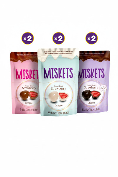 Miskets Kurutulmuş Çilek Deneme Paketi 80 gr x 6 Adet